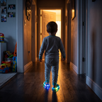 Zapatillas luminosas — efecto LED a cada paso