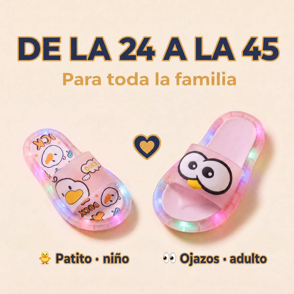De la 24 a la 45 — para toda la familia